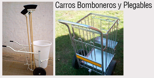 Carros bomboneros. Carros plegables